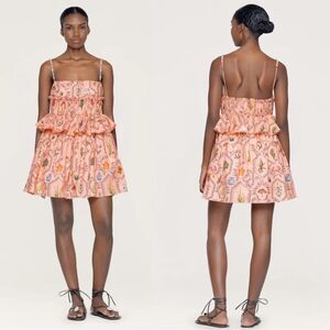 NEW Agua Bendita SALVADOR ENCAJE MINI DRESS Large (e)